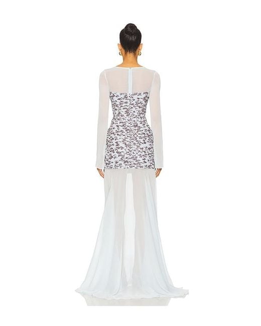 Sonya Moda White Fariha Gown