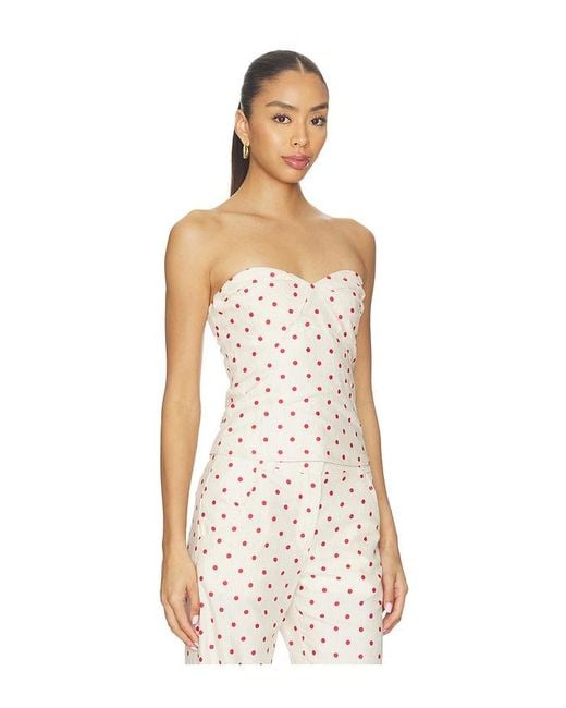 Amanda Uprichard White X Revolve Soho Top