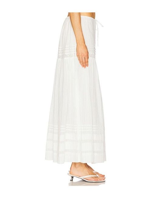LSPACE White Reia Skirt