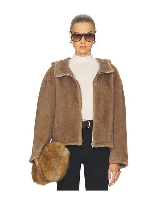 Ba&sh Brown Pandy Coat