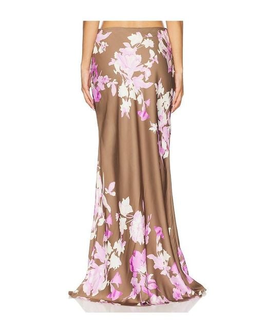 Rococo Sand Red Maxirock Skirt