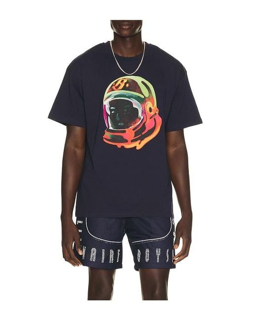 BBCICECREAM Blue Helmet Short Sleeve Tee for men
