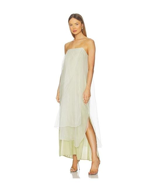 SWF White X Revolve Sheer Slip Maxi Dress