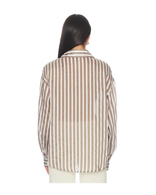 ALL THE WAYS White Minnie Button Down Top