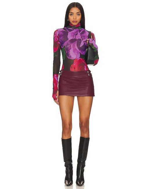 AFRM Red Zadie Top