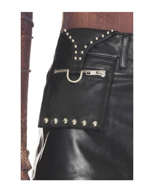 Miaou Black Mac Mini Skirt