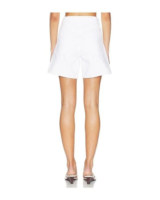 Rag & Bone White Kaia Shorts