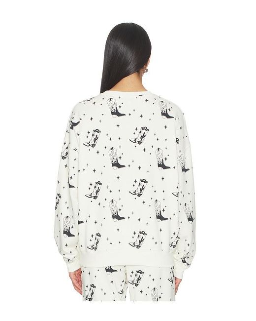 Beach Riot White Oversize-Pullover Devyn
