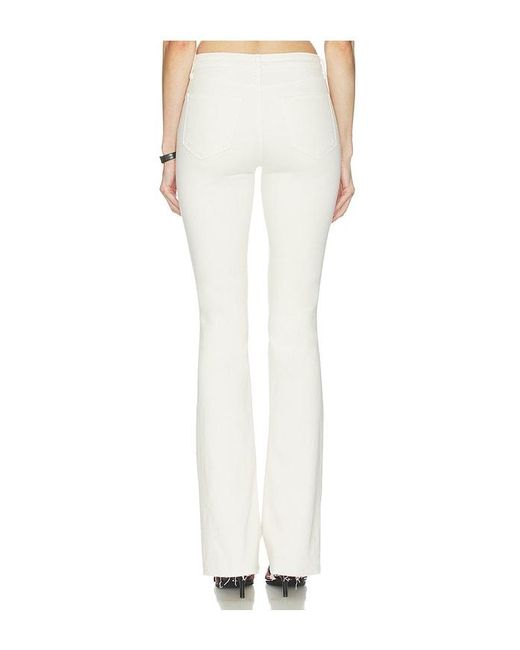 L'Agence White Ruth High Rise Straight Jean