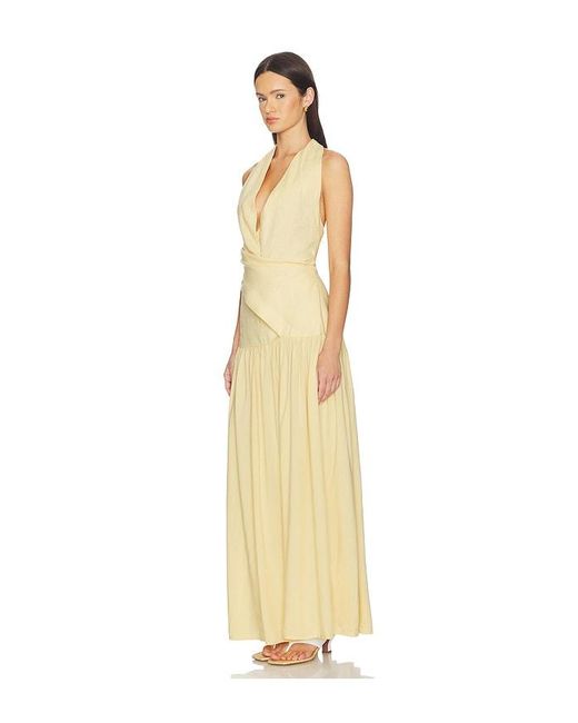 Faithfull The Brand White Blanca Maxi Dress