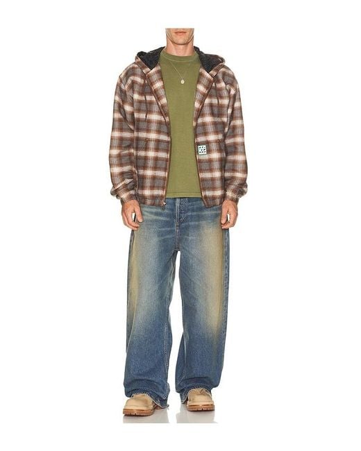 Huf Brown Durango Work Jacket for men