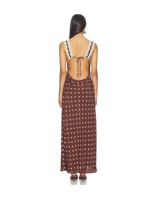 LSPACE Red Eyes On You Maxi Dress