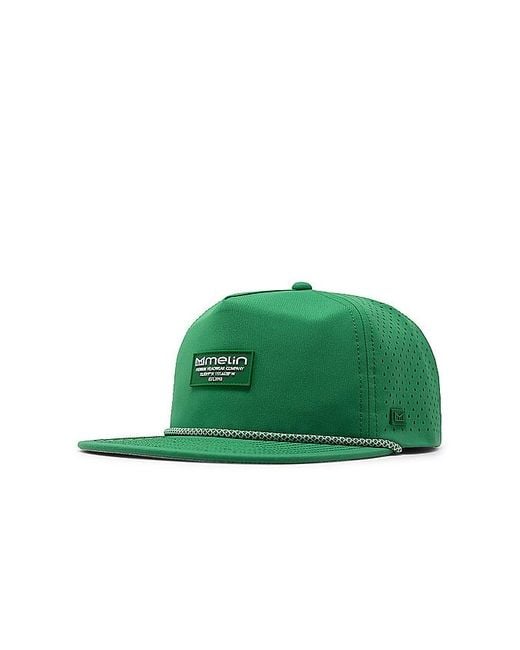 Melin Green Hydro Coronado Brick Hat for men
