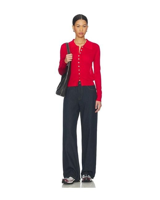 Lioness Red Chalet Long Sleeve Top