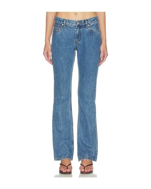 Still Here Blue Tomorrow Low Rise Skinny Bootcut Jeans