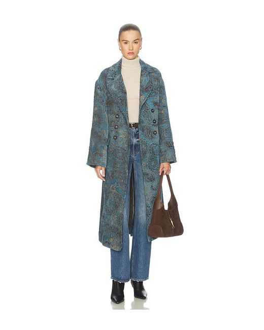 Free People Blue Micah Duster