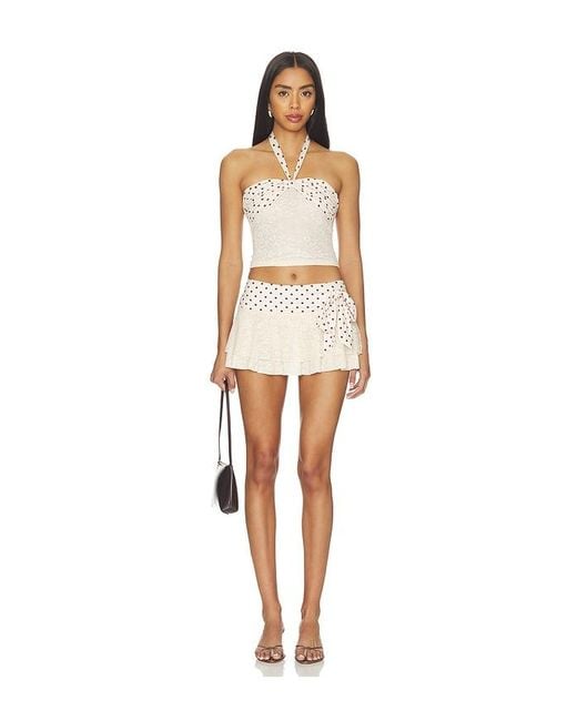Tiger Mist White Kayli Top