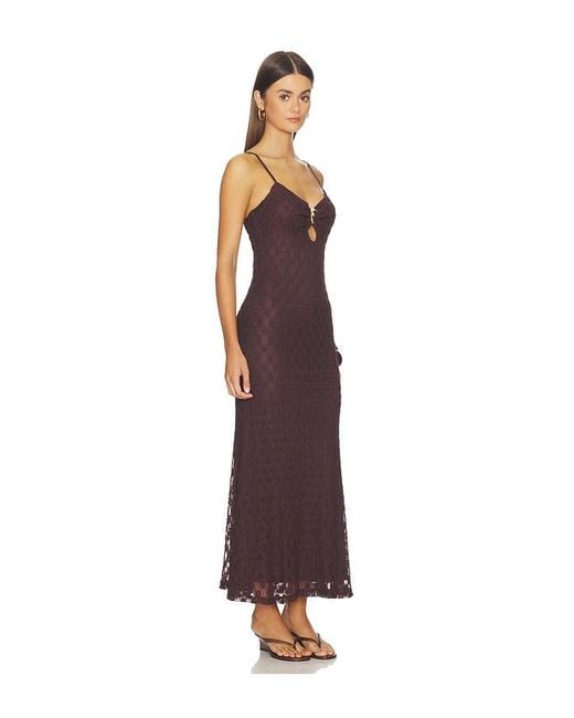 Bardot Brown Karla Clasp Dress