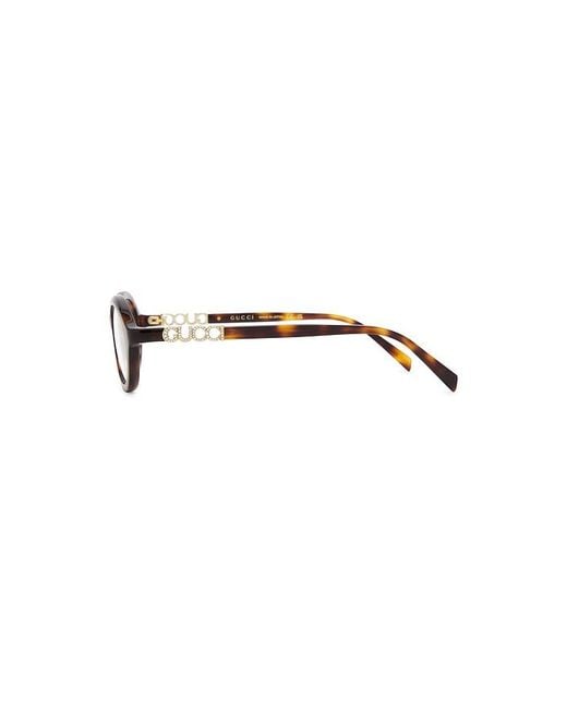 Gucci Brown Brille