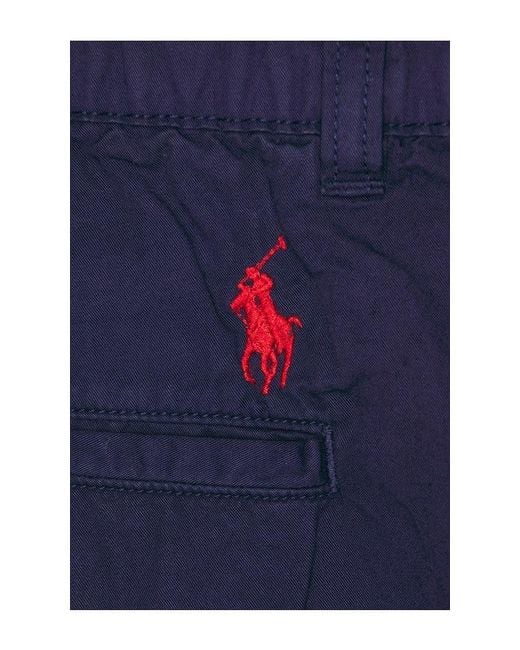 Polo Ralph Lauren Blue Featherweight Twill Prepster Easy Pleated Pant for men