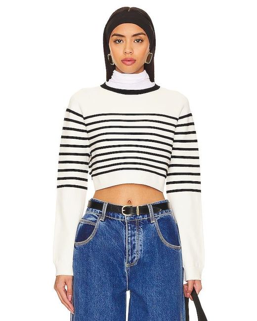 Lovers + Friends Blue Willow Striped Sweater