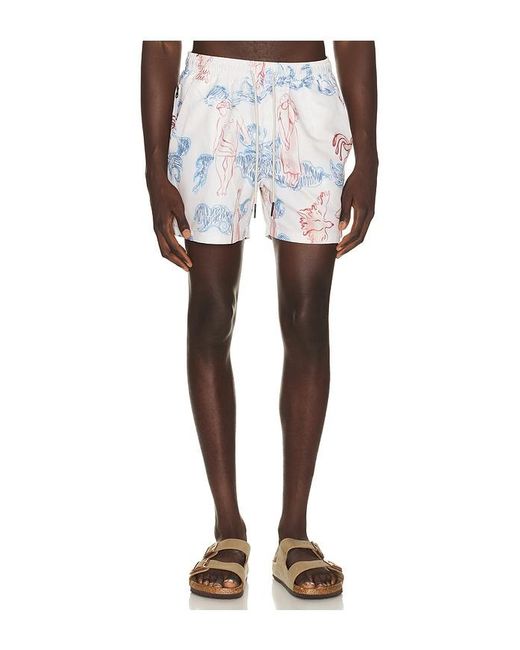 Oas Multicolor Lorien Swim Shorts for men