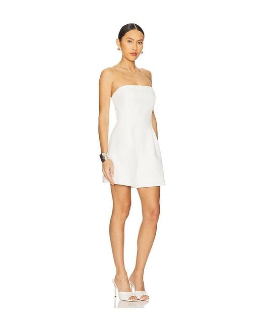 Bardot White Karoline Strapless Playsuit
