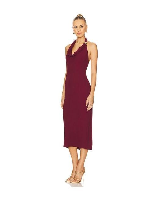 Astr Red Alanna Dress