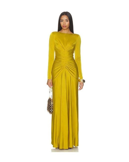 Et Ochs Yellow Thea Gown