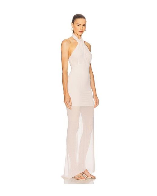 Amanda Uprichard White Abendkleid Alaina