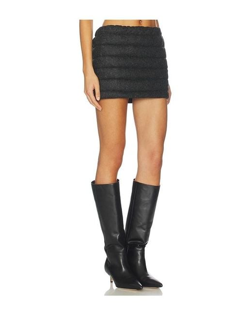 LAQUAN SMITH Black Low Rise Mini Skirt