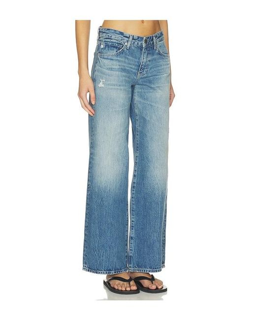 AG Jeans Blue Adria Wide Leg Jean