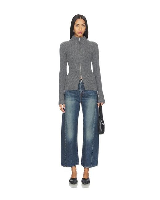 Moussy Blue Harlem Side Line Cocoon Jeans