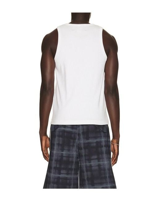 JUNGLES Blue No Where To Go Tank Tops for men