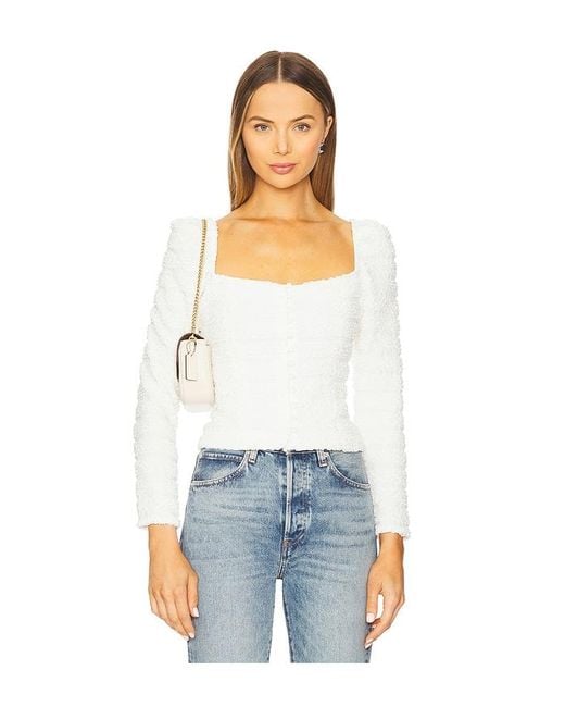 Elliatt White Fifi Top