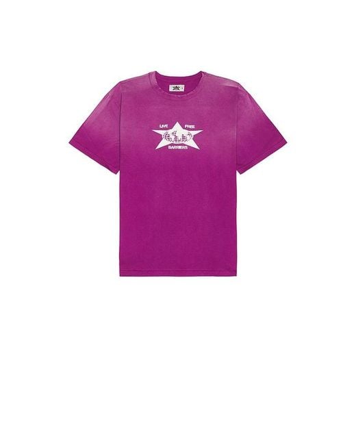 Barriers Worldwide Pink 3-Pack Logo T-Shirts for men