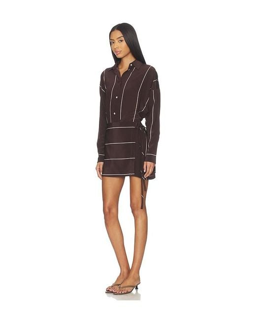 Bondi Born Multicolor Orta Silk Mini Dress