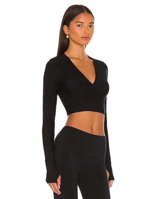 Commando Black Butter Wrap Top