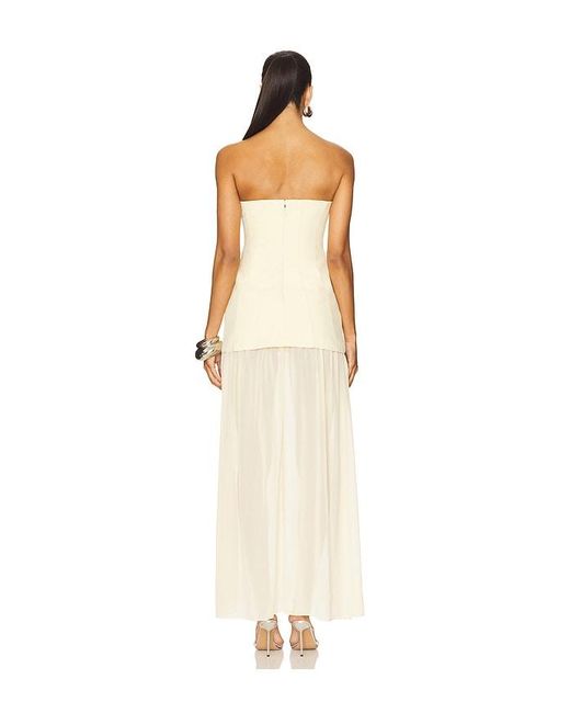 Amanda Uprichard White X Revolve Linda Dress