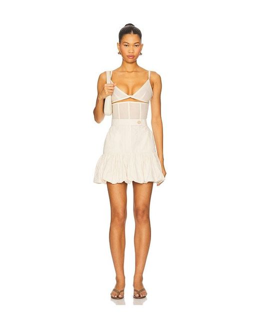 TG Botanical White Bolognese Skirt