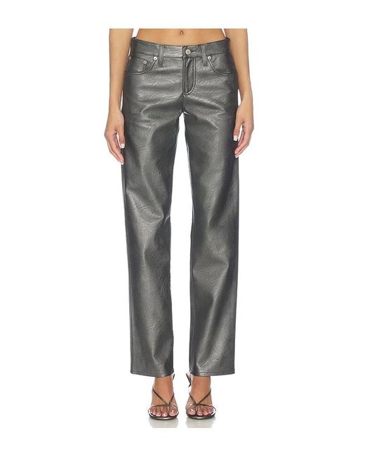 Agolde Gray Low Rise Slim Pants