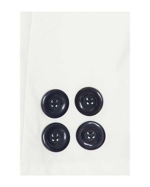 Nii HAI White Collar Bandeau Dress