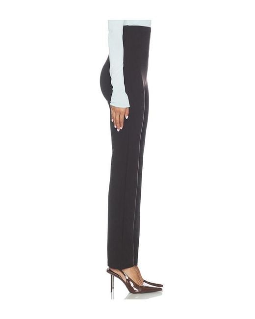 Leset Black Rio High Waist Straight Pant