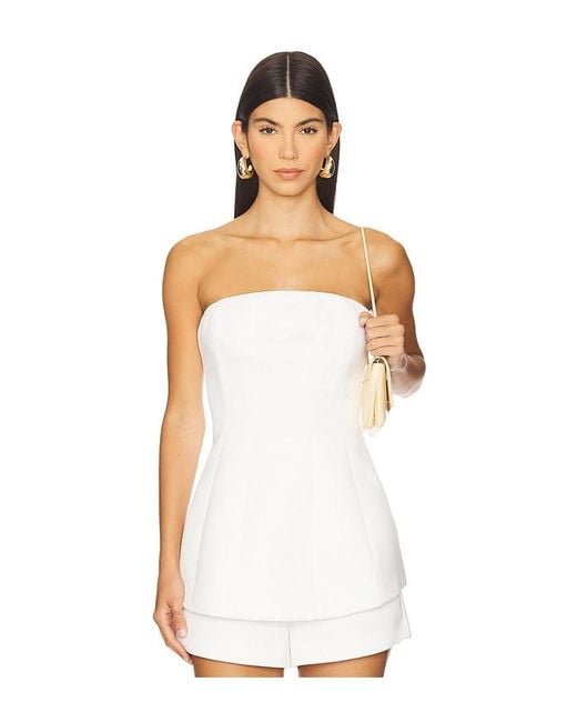 Lovers + Friends White Jean Top