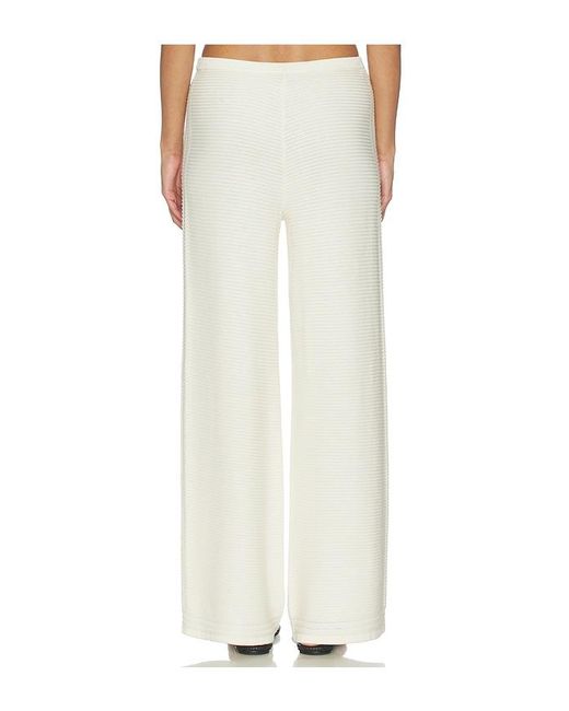 La Ligne White Crochet Pant