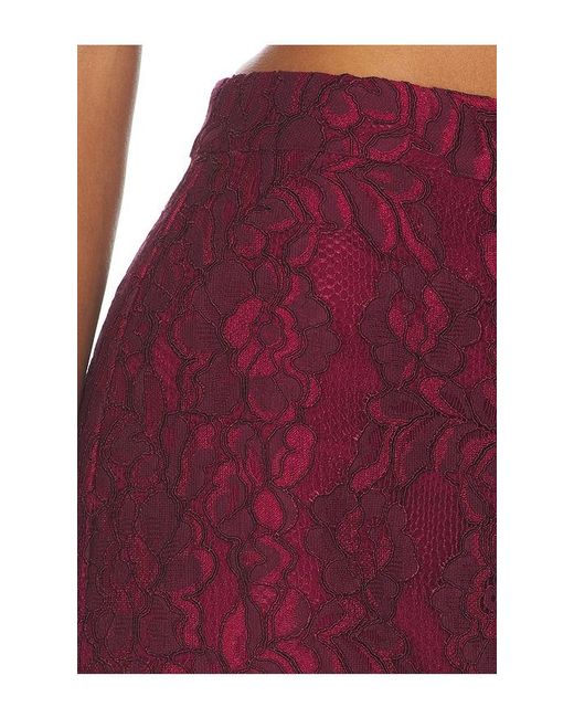 Cami NYC Red Osmond Lace Skirt