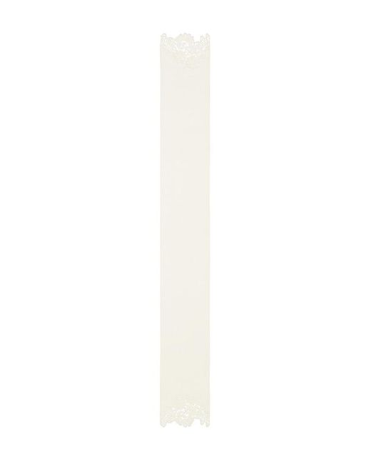 Zimmermann White Merino Lace Scarf