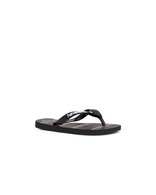 Havaianas Black Top Pride Sandal