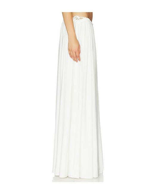 MOTHER OF ALL White Helena Maxi Skirt
