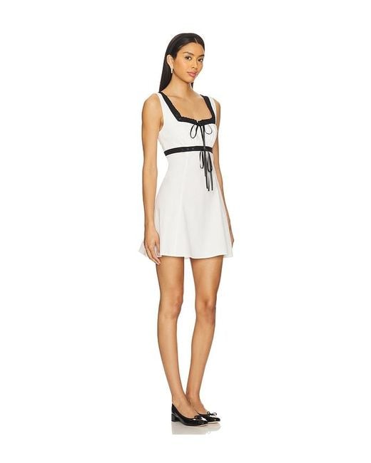 MAJORELLE White Carolyn Mini Dress